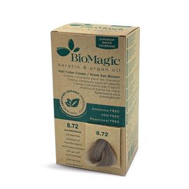 Крем-краска для волос BIOMAGIC 8/72 LIGHT BEIGE BLONDE