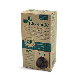 Крем-краска для волос BIOMAGIC 66/78 DEEP DARK BLONDE BEIGE PEARL