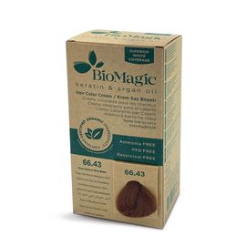 Крем-краска для волос BIOMAGIC 66/43 DEEP DARK BLONDE MAHOGANY GOLD