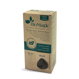 Крем-краска для волос BIOMAGIC 55/21 ICED BROWN