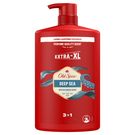 Гель для душа и шампунь 3 в 1 OLD SPICE Deep Sea, для тела, волос и лица, 1 Л