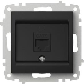 Розетка интернет EL-BI ZENA 609-014800-247 внутренняя, чёрная, 1/12/120