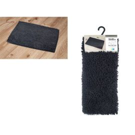 Коврик для ванной комнаты Tendance, черный, микрофибра, 50x80cм