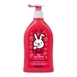 Gel de dus SANOSAN KIDS Bath&Shampoo Capsuna, 400 ml