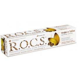 Pasta de dinti R.O.C.S. Cafea si tutun, 74 g