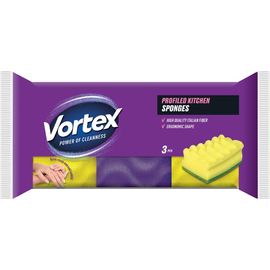 Губка профилированная VORTEX, 3шт