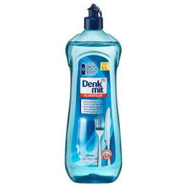 Solutie de clatire pentru vase DENKMIT Klarspuler Brillanter Glanz, pentru masini de spalat vase, 1 l