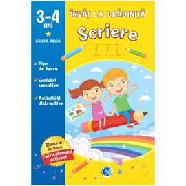 Invat la gradinita 3-4 ani. Scriere