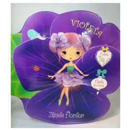 Zanele florilor. Violeta. Carte de colorat