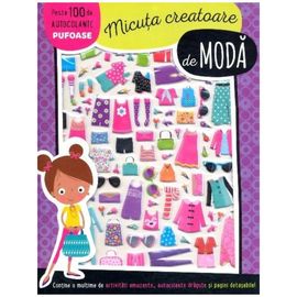 Micuta creatoare de moda. Peste 100 de autocolante pufoase