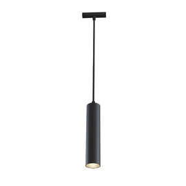 Светильник трековый магнитный VITO MAGNA-S5 LED подвесной, черный, 12Вт 984Лм 4000K 48V 24г, D40x300 мм