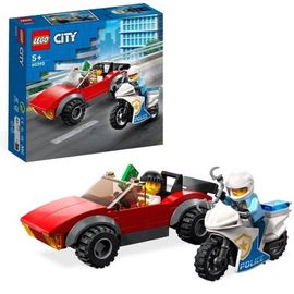 Погоня на полицейском мотоцикле LEGO City