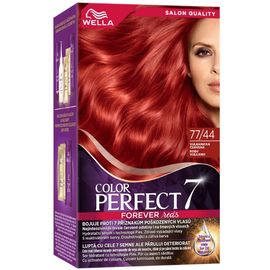 Vopsea de par COLOR PERFECT Rosu Vulcanic 77/44, 135 ml