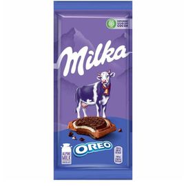 Шоколад молочный Milka с печеньем Oreo, 92 г