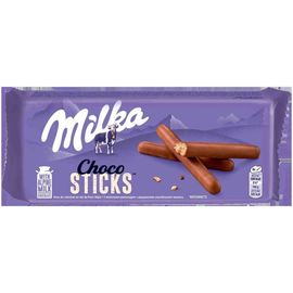 Печенье-палочки Milka покрытые молочным шоколадом, 112 г