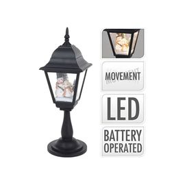 Фонарь на ножке LED "Рождественская сценка"