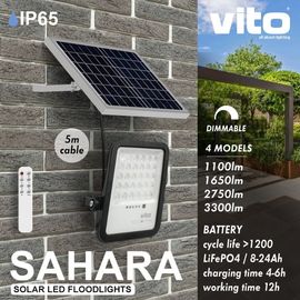 Проектор VITO SAHARA LED, 250W, 6000K, IP65, кабель 5 м, 1, 5