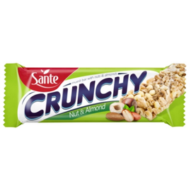 Батончик SANTE Crunchy, Орех, Миндаль, 35 г