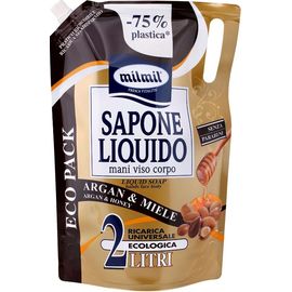 Sapun lichid MILMIL, Argan Miere, 2000 ml