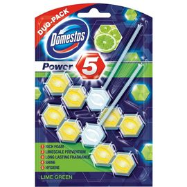 Средство для унитаза Domestos Power 5 Duo Pack (Лайм) 2 x 50 г