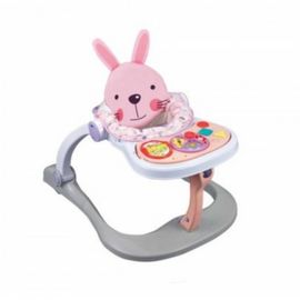 Ходунок Зайка 4в1 YAYA DUCK BABYLOVE 3689-YD, для малышей, розовый
