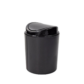 Container BYTPLAST, pentru gunoi, negru, 1 l, 11,5x11,5x15,3 cm