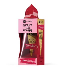 Крем для тела HiSkin Crazy Ice Cream Strawberry, 200 мл