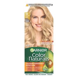 Vopsea-crema pentru par GARNIER Color Naturals, 10 Blond Ultra Deschis Natural
