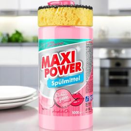 Средство для мытья посуды MAXI POWER Bubble gum, 1 л