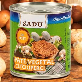 Паштет SADU, постный, с грибами, 300г