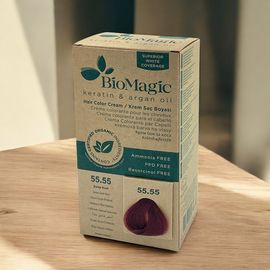 Крем-краска для волос BIOMAGIC  55/55 DEEP DARK RED