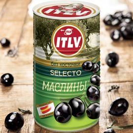 Маслины ITLV без косточки, 370 мл