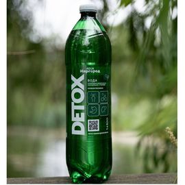 Вода минеральная DETOX газированная, 1 Л