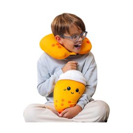 Perna jucarie DORMEO Mister Bubble Tea 2in1, pentru calatorii