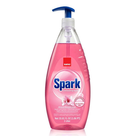 Средство для мытья посуды SANO Spark Almond, миндаль, 1 Л