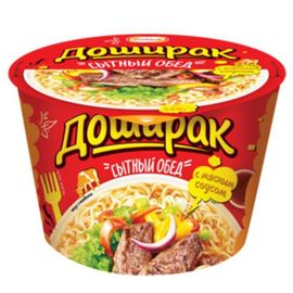 Taietei instant DOSHIRAK cu gust de vita, 110 g