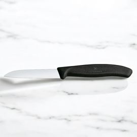 Нож VICTORINOX Swiss Classic, paring, 8cm straight, black, 6.7403