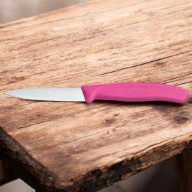 Нож VICTORINOX Paring, Swiss Class, pink, 8 cм, 6.7606.L115
