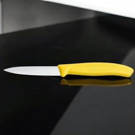 Нож VICTORINOX Paring, Swiss Class, wellow, 8 cм, 6.7606.L118