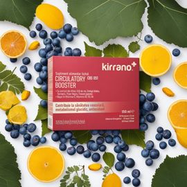 Supliment alimentar KIRRANO CIRCULATORY BOOSTER, 10 flacoane x 15 ml