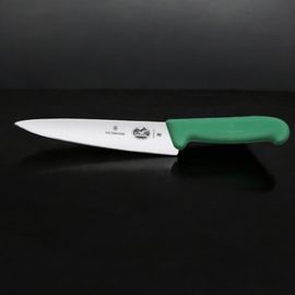 Кухонный нож VICTORINOX Fibrox 5.2004.19, carving, 19cm, strainght, green