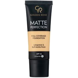Тональный крем GOLDEN ROSE Matte Perfection Foundation W2, 35 мл