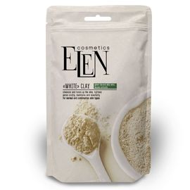 Белая глина ELEN cosmetics, с экстрактом зеленого чая и алоэ вера, 40 г
