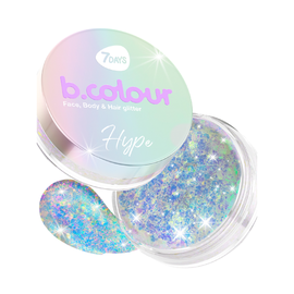 Глиттер для лица, тела и волос 7DAYS B.COLOUR, 01 Hype, 25 г
