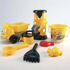 Набор игрушек для песка с машиной и мельницей, 28х29 см, 8 шт