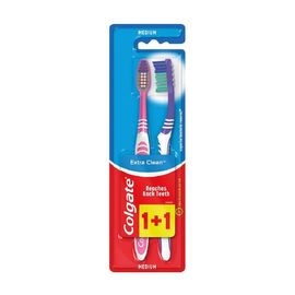 Periuta de dinti Colgate EXTRA CLEAN Medium, 1+1