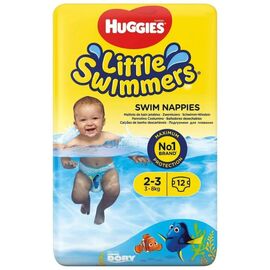 Scutece pentru copii HUGGIES Little Swimmers, pentru apa,  № 2-3, 3-8 kg, 12 buc