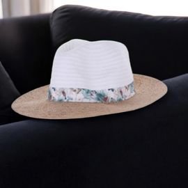 Palarie de vara, pentru femei, cu panglica, D 34 cm