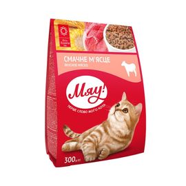 Hrana uscata МЯУ! pentru pisici adulte, carne, 300g