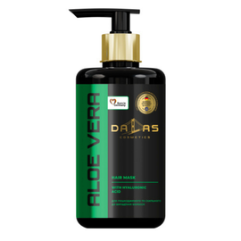 Маска для волос DALAS COSMETICS, с гиалуроновой кислотой и Aloe Vera, с дозатором, 900 мл